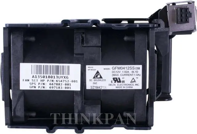 Alt view image 2 of 5 - Aomoproing Cpu cooling fan for HP DL360p DL360e G8 Gen8 654752-001 667882-001 697183-001 US