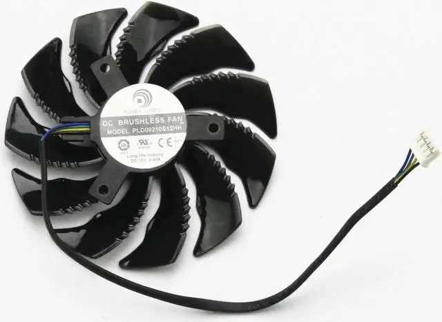 Alt view image 2 of 5 - Aomoproing Cooling fan for GTX1060 1070 1080 Mini Graphics Card ITX T129215SU 4PIN