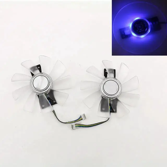 Alt view image 2 of 5 - Aomoproing Cooling fan for Graphics Card sSapphire R9 380X/R9 380 4G