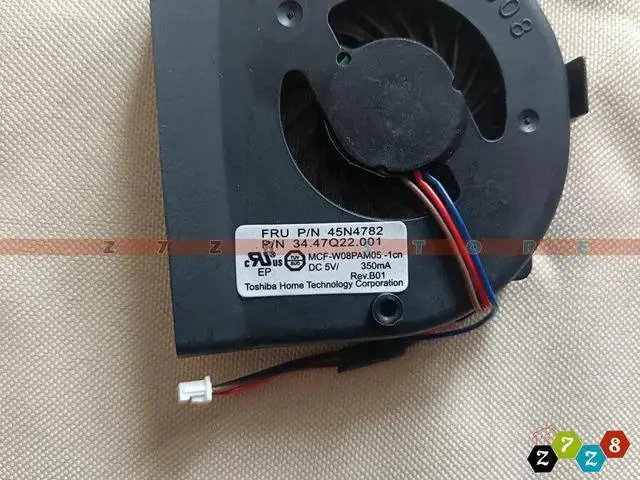 Alt view image 2 of 5 - Aomoproing Cpu cooling fan for 45N4782IBM Lenovo Thinkpad X200 X201 X201I 3Pin