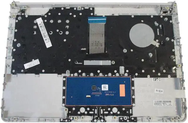 Alt view image 2 of 4 - Aomoproing replacement keyboard for HP 14-CF 14-DF 14-DK with Palmrest Non-Backlit including Touchpad L48648-001