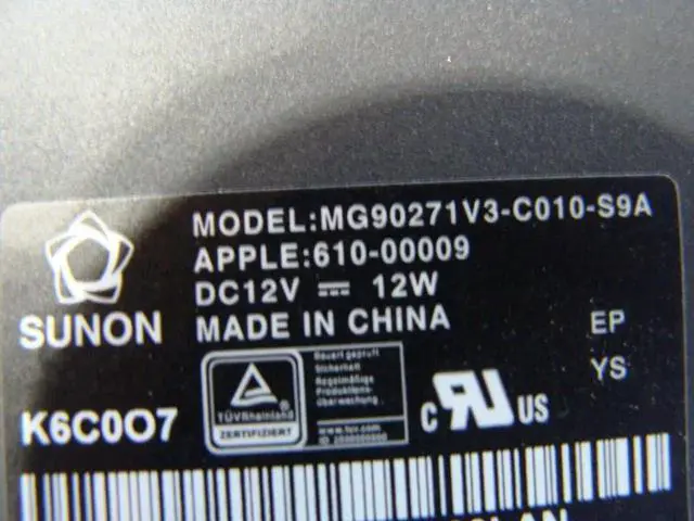 Alt view image 3 of 5 - Aomoproing Cpu cooling fan for A1418 MK442LL/A Late 2015 21.5 inches 610-00009 923-00563