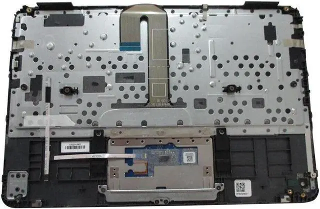 Alt view image 2 of 4 - Aomoproing replacement keyboard for HP Chromebook 11 G3 EE with Palmrest including Touchpad L92215-001