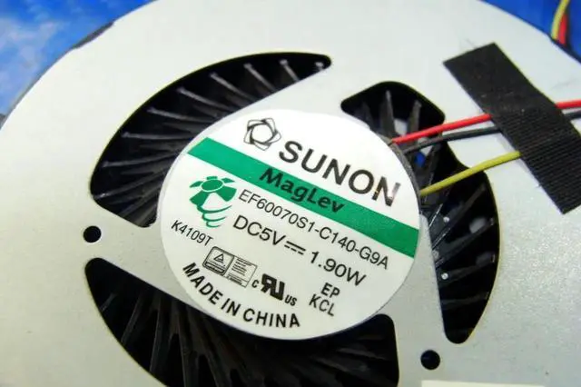 Alt view image 2 of 5 - Aomoproing Cpu cooling fan for HP 15-G010DX 15.6 inches 753894-001 DC28000E3S0
