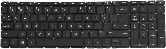 Alt view image 3 of 5 - Aomoproing  Laptop Keyboard no Frame For HP Pavilion 15-ac121dx 15-ac122cy 15-ac122