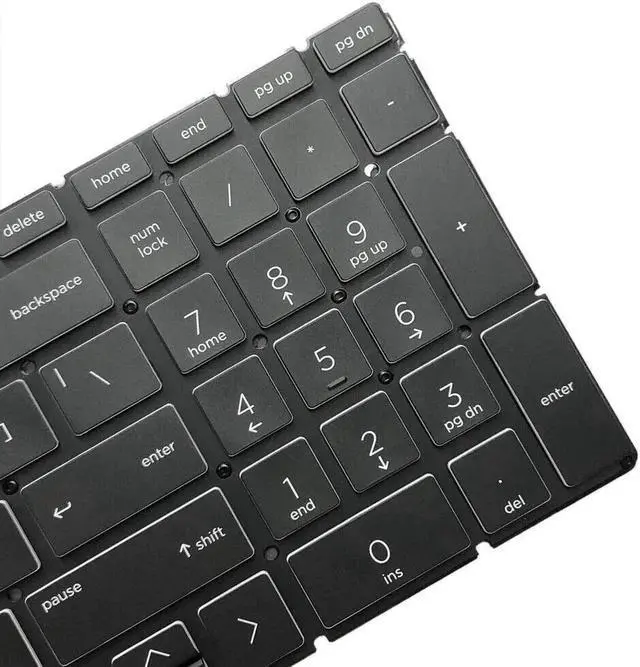 Alt view image 3 of 5 - Aomoproing   replacement keyboard for HP 15-da0061cl 15-da0065cl 15-da0085cl US with Backlight