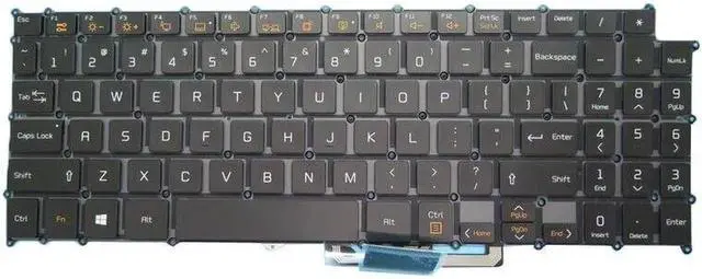 Alt view image 2 of 5 - Aomoproing  NO Backlit Keyboard For 15Z970 HMB8154ELA01 AEW73809822 English Black