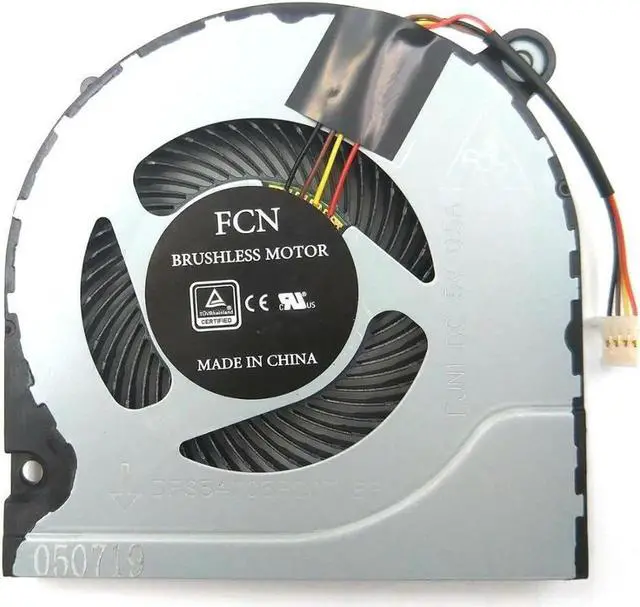 Alt view image 3 of 5 - Aomoproing Cpu cooling fan for Acer Predator Helios 300 G3-571 572 G3-573 without cover