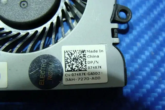 Alt view image 3 of 5 - Aomoproing Cpu cooling fan for Dell Inspiron M531R-5535 15.6 inches 74X7K DC28000C8A0