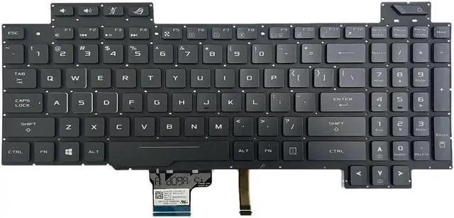 Alt view image 3 of 5 - Aomoproing replacement For ASUS GL504GW GL504GM-4 Nice Laptop Keyboard With Backlight US Black color