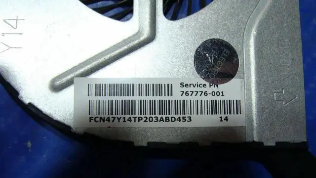 Alt view image 3 of 5 - Aomoproing Cpu cooling fan for HP Pavilion 15-p083nr 15.6 inches 767776-001