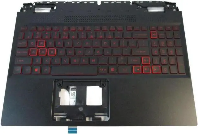 Main image of Aomoproing replacement keyboard for Acer Nitro 5 AN515-58 Palmrest including Backlit with Red Keys 6B.QFJN2.001
