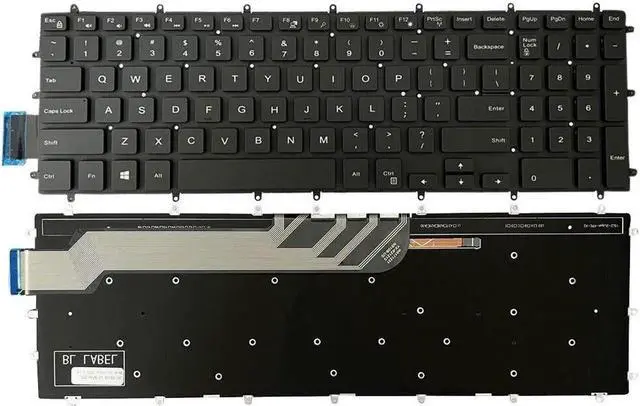 Main image of Aomoproing  replacement keyboard for DELL G3 Gaming 3579 3779 G5 5587 G7 7588 US White color Backlit