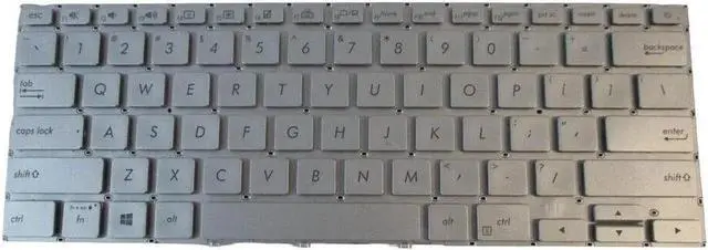 Main image of Aomoproing  replacement keyboard for Asus ZenBook 14 UX433FA UX433FN Silver Backlit
