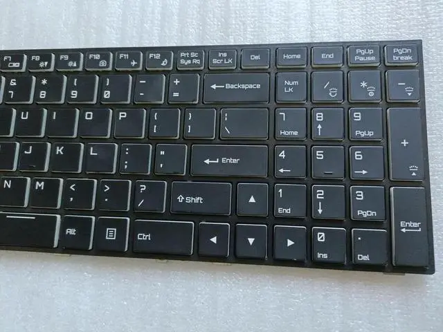 Alt view image 3 of 5 - Aomoproing  replacement keyboard for Clevo P650SE P650SA P650SG P655SE P651SE P651SG P650RE3 US Backlit