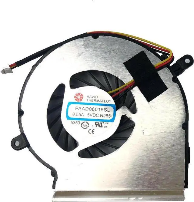 Alt view image 3 of 5 - Aomoproing Gpu and Cpu cooling fan for MSI GE62 6QC 6QD 6QF GL72 7RDX Series 3Pin