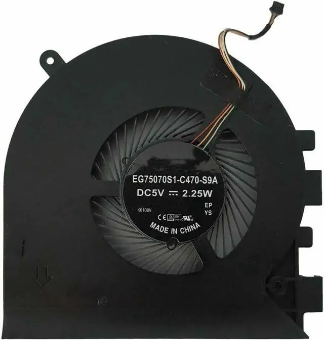 Alt view image 3 of 5 - Aomoproing Cpu cooling fan for RZ09-0287 Blade Pro Spirit Blade 17 Professional Edition