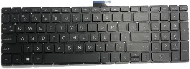 Alt view image 3 of 5 - Aomoproing  replacement keyboard for HP 17-g148dx 17-g153na 17-g13317-g13417-g141dx US Backlit L