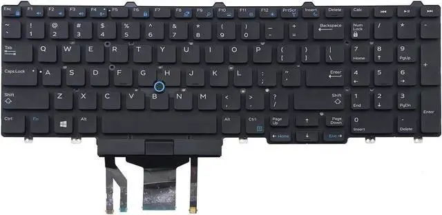 Main image of Aomoproing  US Backlit Keyboard for Dell P/N: PK1313M3B05 MP-13P53U4J698 0TF5M0 PK1313M3B00