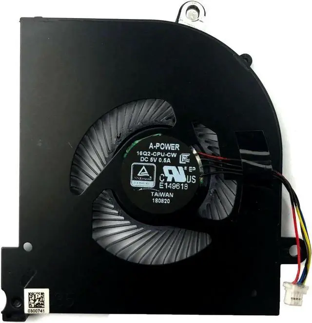 Alt view image 3 of 5 - Aomoproing Gpu and Cpu cooling fan for MSI GS65 GS65V R MS-16Q2 GS65 Stealth 4-wires