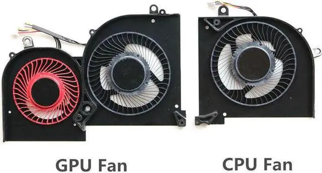 Alt view image 3 of 5 - Aomoproing Gpu and Cpu cooling fan for VGA MSI GS65 GS65V R P65 MS-16Q2 MS-16Q1