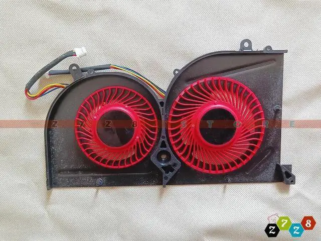 Alt view image 3 of 5 - Aomoproing GPU cooling fan for MSI GS63 GS63VR GS73 GS73VR Stealth Pro MS-16K2 MS-17B1