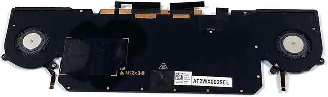 Alt view image 2 of 5 - Aomoproing Cpu cooling fan for Heatsink Dell XPS 13 7390 2-in-1 AT2WX002SCL 0VDFK8