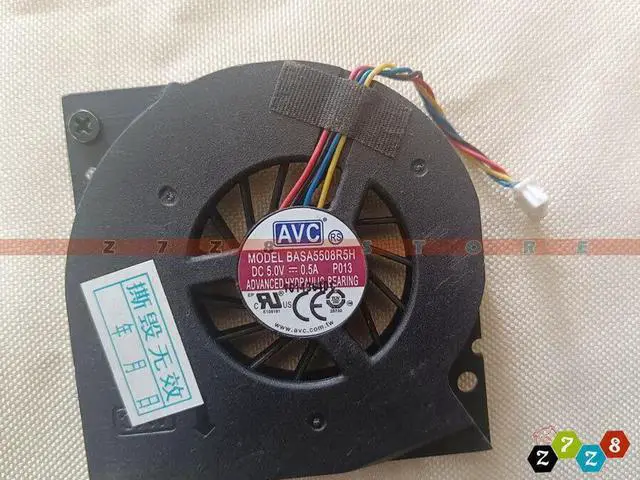 Alt view image 3 of 5 - Aomoproing Cpu cooling fan for AVC BASA5508R5H P013 Lenovo A4980 B305 B300 All In One AIO