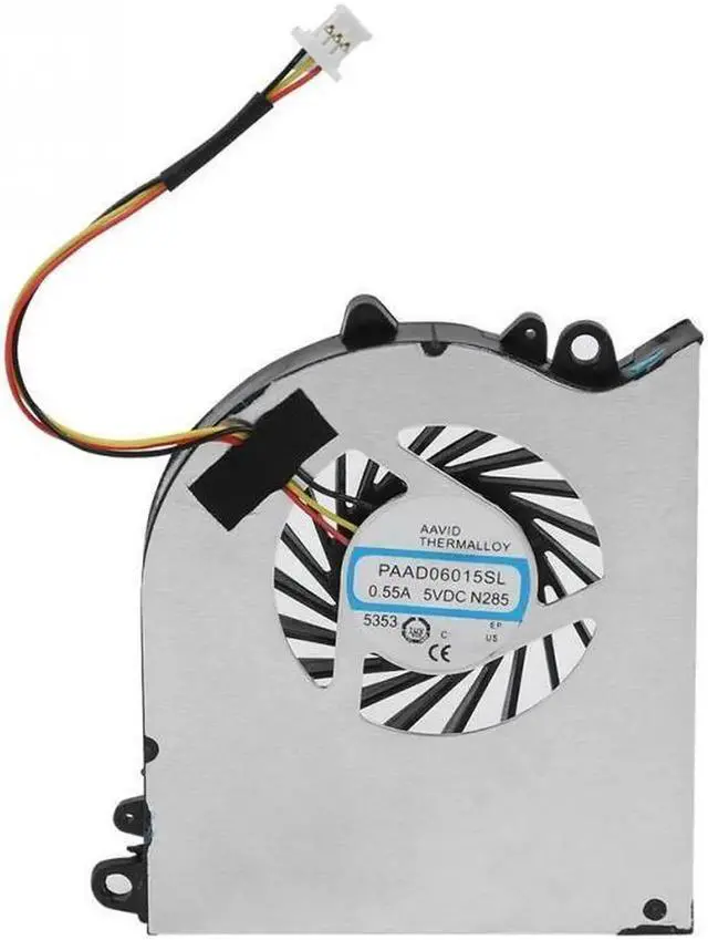 Alt view image 3 of 5 - Aomoproing Gpu and Cpu cooling fan for MSI GS60 6QD 6QE 6QC 2QE 2PE 2PC 2QD 3 Pin