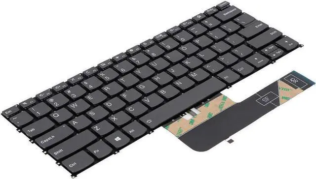 Alt view image 3 of 5 - Aomoproing  US Keyboard for LENOVO Ideapad S340 13IML GRAY( Backlit )