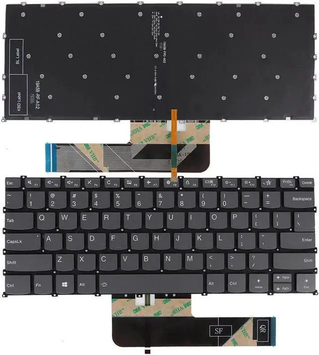 Main image of Aomoproing  US Keyboard for LENOVO Ideapad S340 13IML GRAY( Backlit )