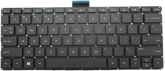 Main image of Aomoproing  Laptop Keyboard For HP 11-K000 HPM14K33US-442 Without Frame Black United States