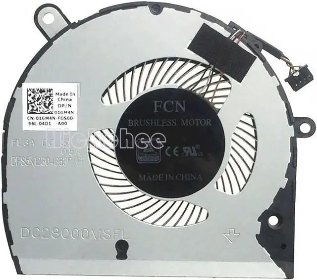 Alt view image 3 of 5 - Aomoproing Cpu cooling fan for Dell Latitude 5500 E5500 precision 3540 01GM4N DC5V