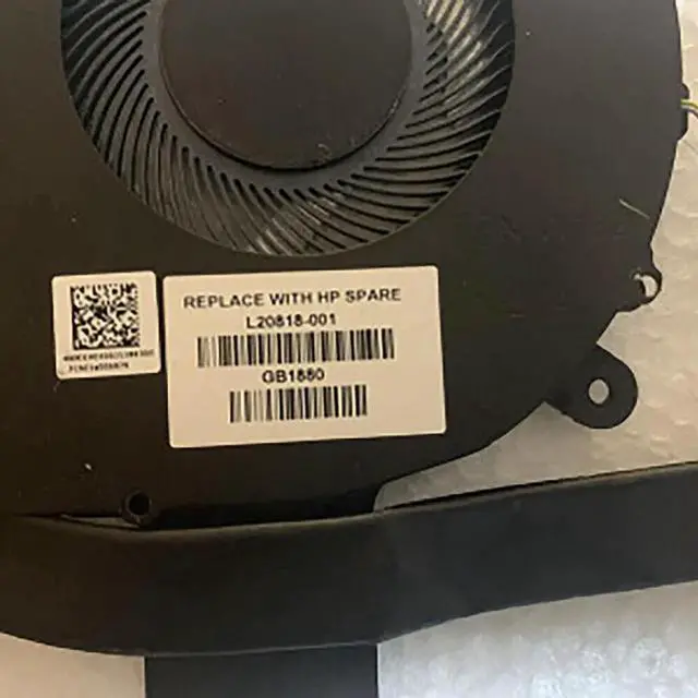 Alt view image 2 of 5 - Aomoproing Cpu cooling fan for HP Pavilion x360 15-CR TPN-W132 L20819-001 4 wire
