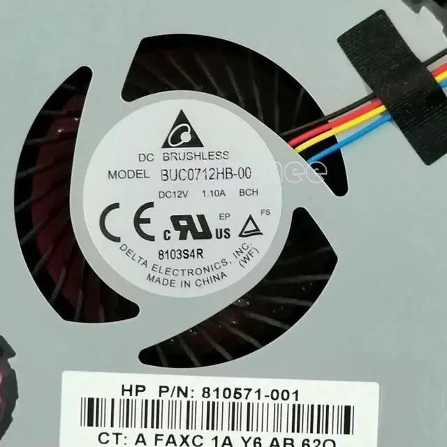 Alt view image 3 of 5 - Aomoproing Cpu cooling fan for HP ProDesk 600 400 EliteDesk 800 G2 810571-001 BUC0712HB