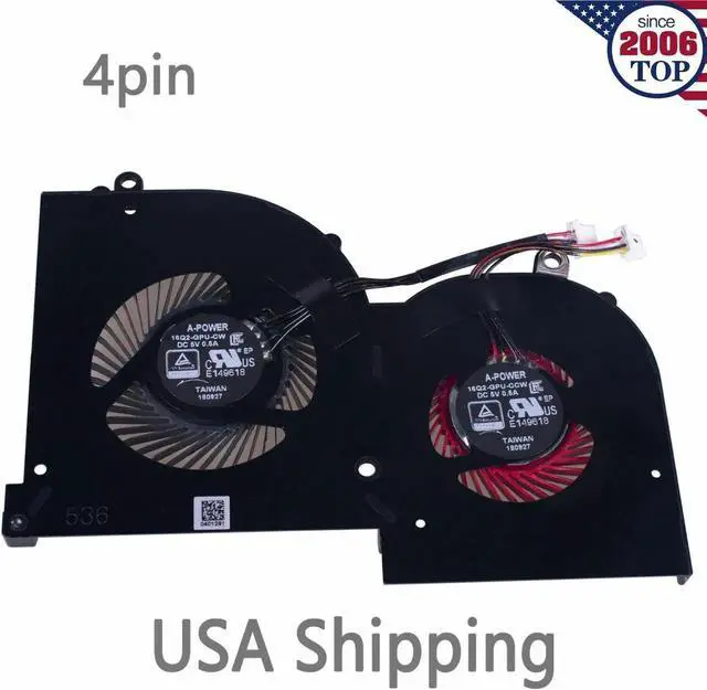 Main image of Aomoproing GPU cooling fan for MSI GS65 GS65V R MS-16Q2 BS5005HS-U3N 4-pin16Q2--CW