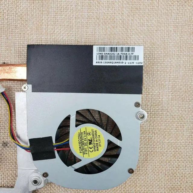 Alt view image 3 of 5 - Aomoproing Cpu cooling fan for Heatsink ASUS F80S F81S F83S 13GNXQ1AM010