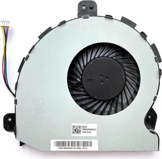Alt view image 2 of 5 - Aomoproing Cpu cooling fan for Asus ROG GL752 GL752VW 13NB0A40AM0101