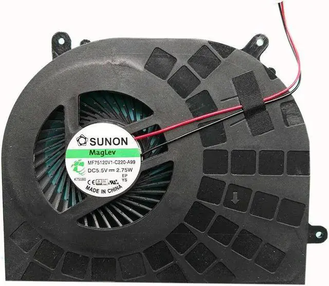 Alt view image 2 of 4 - Aomoproing Cpu cooling fan for powerPC gbook HX6 Gaming MF75120V1-C220-A99