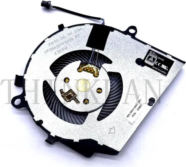 Alt view image 3 of 5 - AomoproingCpu cooling fan for Dell Latitude 3410 3510 E3410 E3510 0K61GC K61GC