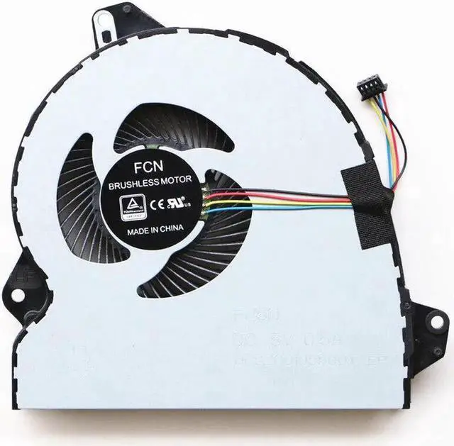 Alt view image 2 of 4 - Aomoproing Cpu cooling fan for Asus ROG Strix ZX53V ZX53VD ZX53VE ZX53VW GL553V GL553VD 4-PIN FJ5N