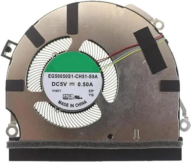 Alt view image 2 of 4 - Aomoproing Cpu cooling fan for Asus ExpertBook B1 B1500 B1500C EG50050S1-CH51-S9A DC5V