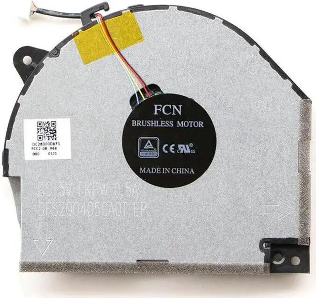 Alt view image 2 of 5 - Aomoproing Gpu and Cpu cooling fan for Lenovo Y7000 Y530 Y530-15ICH FKPW FKPX DC28000DKF0