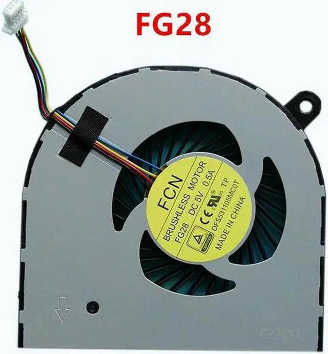 Alt view image 3 of 5 - Aomoproing Gpu and Cpu cooling fan for Acer V Nitro VN7-591 VN7-591G 4 wire radiator