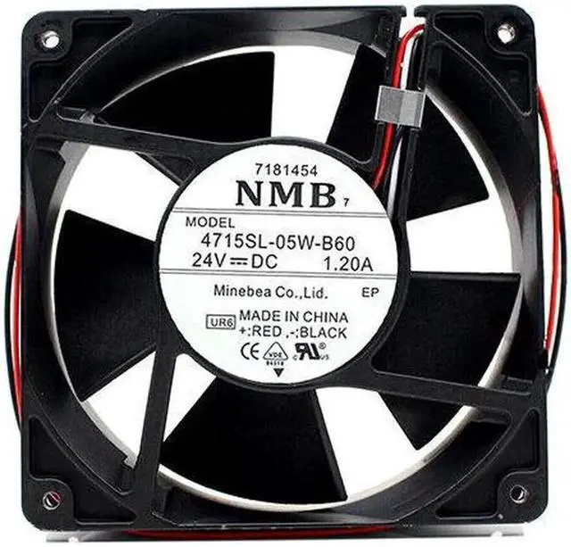 Alt view image 2 of 4 - Aomoproing Cpu cooling fan for 1x Inverter s NMB-MAT 12CM 4715SL-05W-B60 DC24V 1.20A