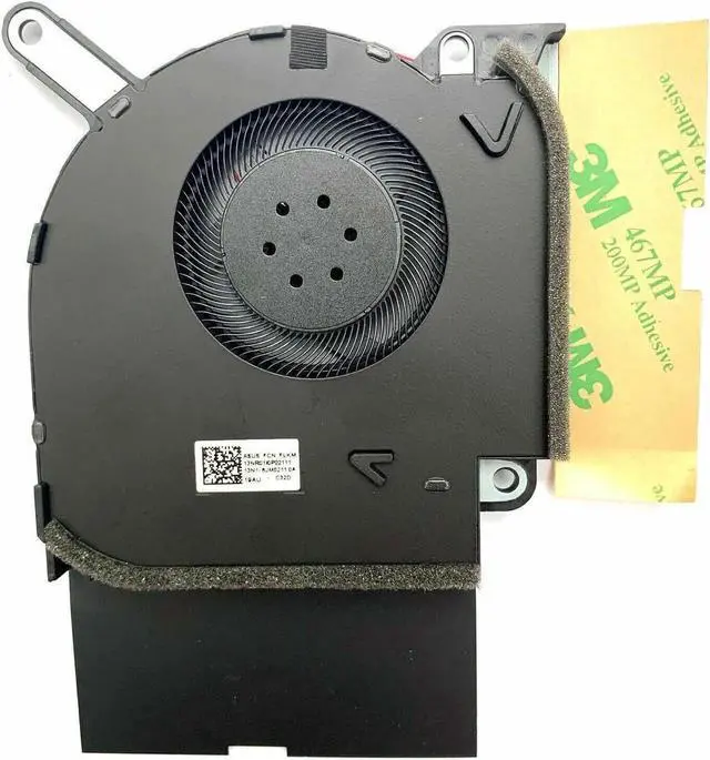 Alt view image 2 of 5 - Aomoproing GPU cooling fan for Asus ROG Strix G731GV G731GW G531GU 5V 0.5A