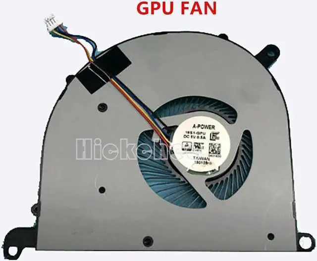 Alt view image 2 of 5 - Aomoproing Gpu and Cpu cooling fan for MSI Modern PS63 8RC 8M MS-16S1 4 WIRE