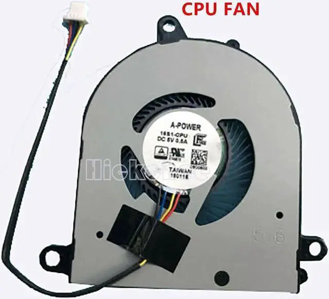 Alt view image 3 of 5 - Aomoproing Gpu and Cpu cooling fan for MSI Modern PS63 8RC 8M MS-16S1 4 WIRE