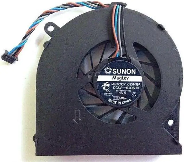 Alt view image 2 of 5 - Aomoproing Cpu cooling fan for HP ProBook 4230 4230s MF60090V1-C251-S9A DV4-4270US 4wire
