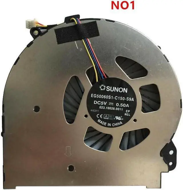 Alt view image 3 of 5 - Aomoproing Gpu and Cpu cooling fan for HP OMEN 15-5000 5100 5200 15T-5000 788600-001 4wire